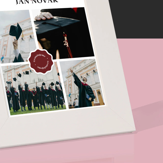 Fotokoláž: Magister - Rámček Na Fotografiu (Vertikálne)