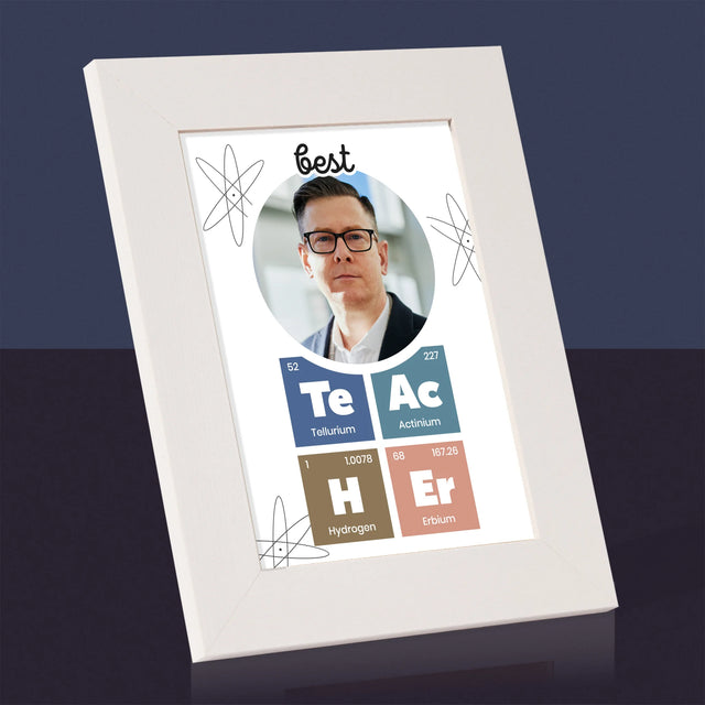 Fotografia A Podpis: Jedinečný Učiteľ - Rámček Na Fotografiu (Vertikálne)