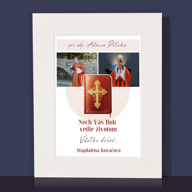 Fotokoláž: Božie Slovo - Rámček Na Fotografiu (Vertikálne)