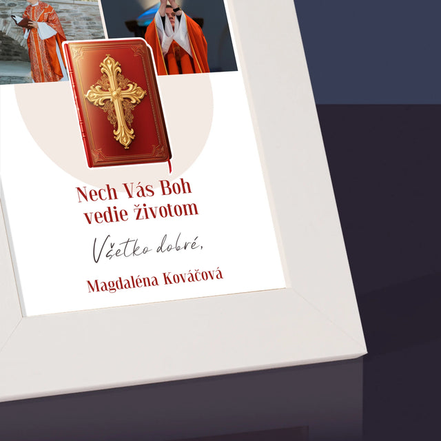 Fotokoláž: Božie Slovo - Rámček Na Fotografiu (Vertikálne)