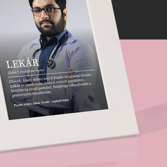 Fotografia A Podpis: Lekár Definícia - Rámček Na Fotografiu (Vertikálne)