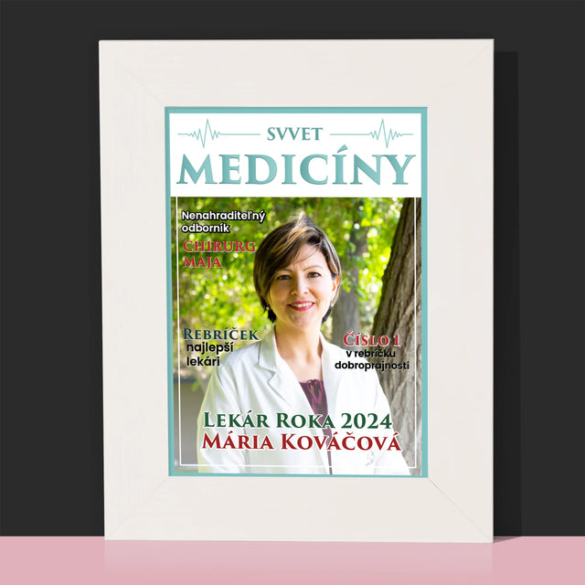 Obálka Časopisu: Svet Medicíny - Rámček Na Fotografiu (Vertikálne)