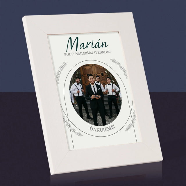 Fotografia A Podpis: Bol Si Najlepším Svedkom - Rámček Na Fotografiu (Vertikálne)
