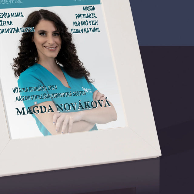 Obálka Časopisu: Zdravotná Sestra - Rámček Na Fotografiu (Vertikálne)