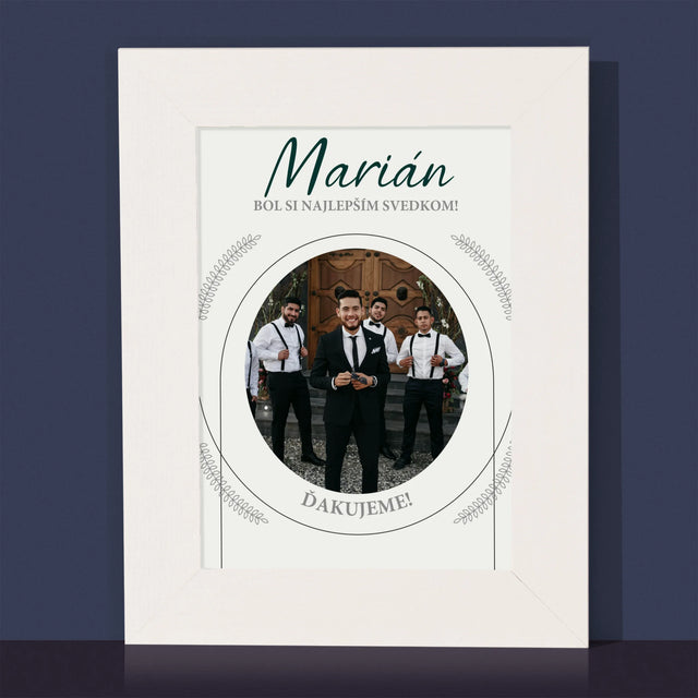 Fotografia A Podpis: Bol Si Najlepším Svedkom - Rámček Na Fotografiu (Vertikálne)