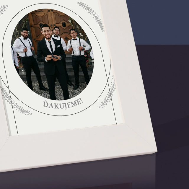 Fotografia A Podpis: Bol Si Najlepším Svedkom - Rámček Na Fotografiu (Vertikálne)