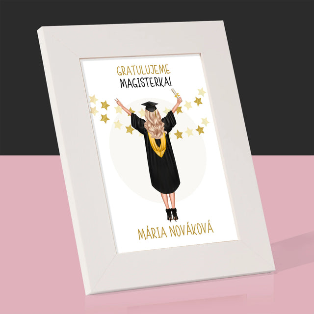 Tvorenie Postavy: Konečne Magister! - Rámček Na Fotografiu (Vertikálne)