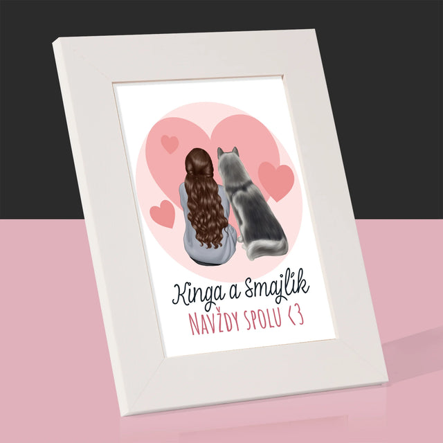 Tvorenie Postavy: Psí Kamarát - Rámček Na Fotografiu (Vertikálne)