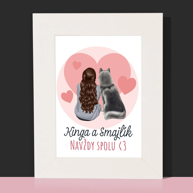 Tvorenie Postavy: Psí Kamarát - Rámček Na Fotografiu (Vertikálne)