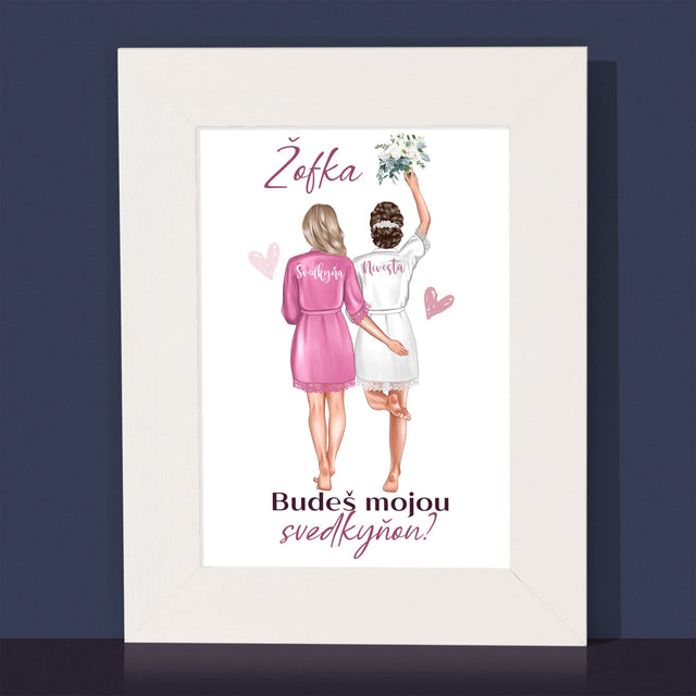 Tvorenie Postavy: Budeš Mojou Svedkyňou - Rámček Na Fotografiu (Vertikálne)