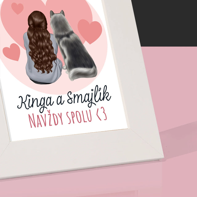 Tvorenie Postavy: Psí Kamarát - Rámček Na Fotografiu (Vertikálne)