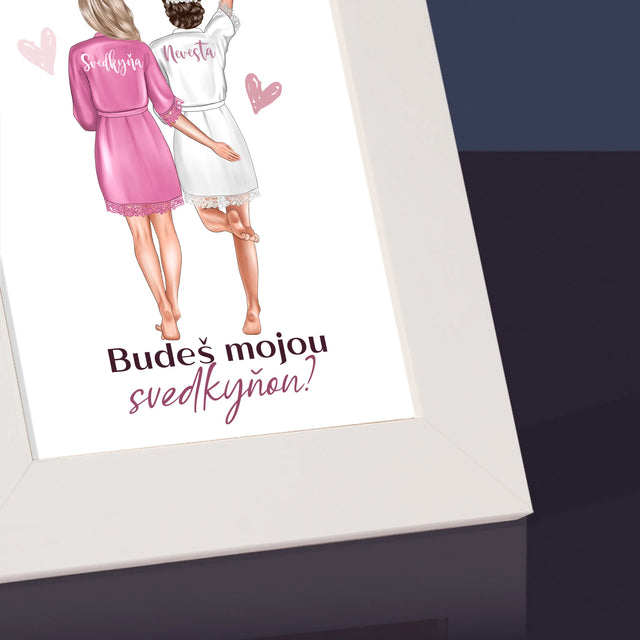 Tvorenie Postavy: Budeš Mojou Svedkyňou - Rámček Na Fotografiu (Vertikálne)