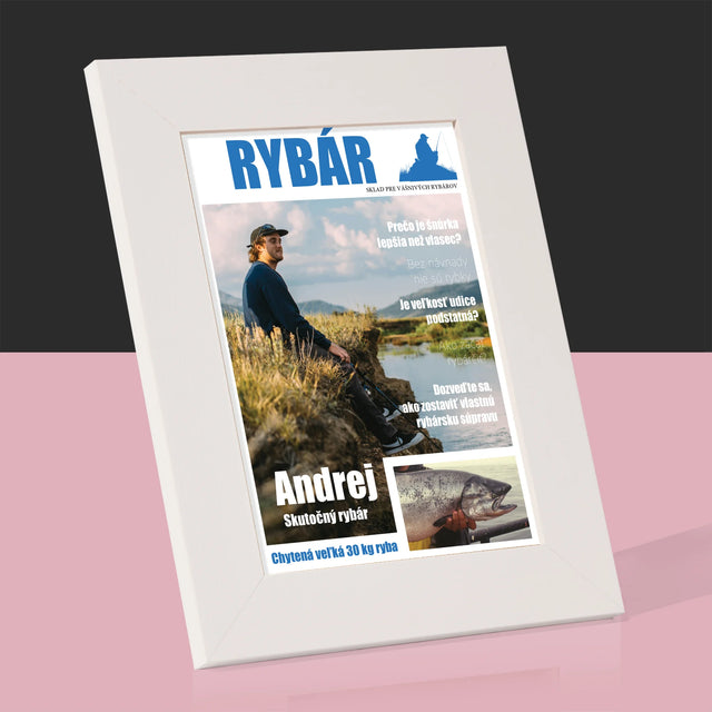 Obálka Časopisu: Rybár - Rámček Na Fotografiu (Vertikálne)