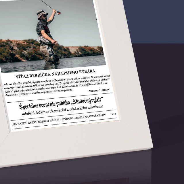 Fotografia A Podpis: Rybári - Rámček Na Fotografiu (Vertikálne)