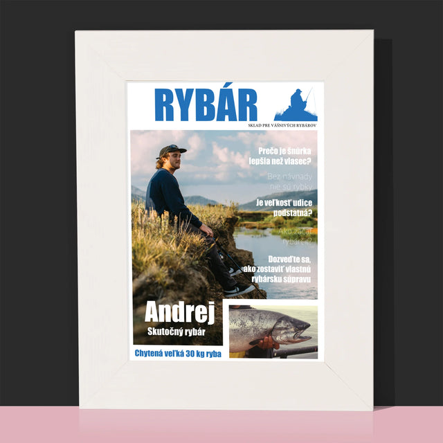Obálka Časopisu: Rybár - Rámček Na Fotografiu (Vertikálne)