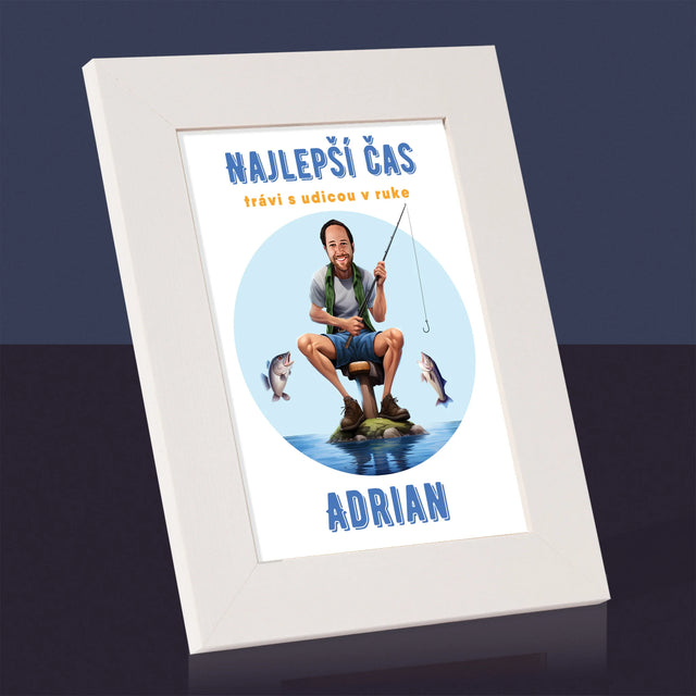 Fotografia A Podpis: Najlepší Čas - Rámček Na Fotografiu (Vertikálne)