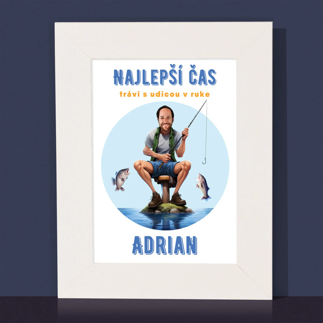 Fotografia A Podpis: Najlepší Čas - Rámček Na Fotografiu (Vertikálne)