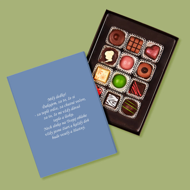 Fotokoláž: Milovaný Dedko - Pralinky