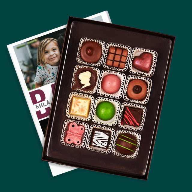 Fotokoláž: Babka Charakterové Vlastnosti - Pralinky