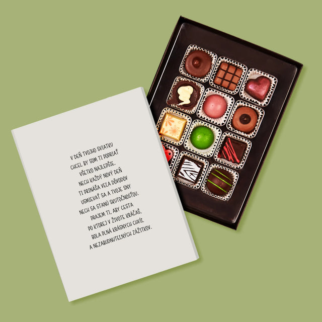 Fotokoláž: 2 Fotografie A Podpis - Pralinky