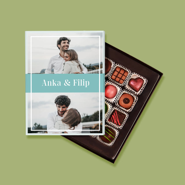 Fotokoláž: Pár Mená - Pralinky