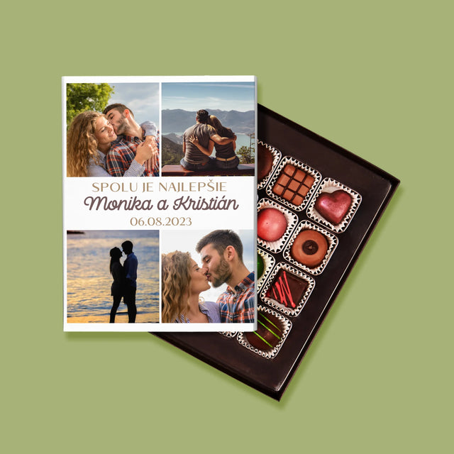 Fotokoláž: Spolu Nám Je Najlepšie - Pralinky