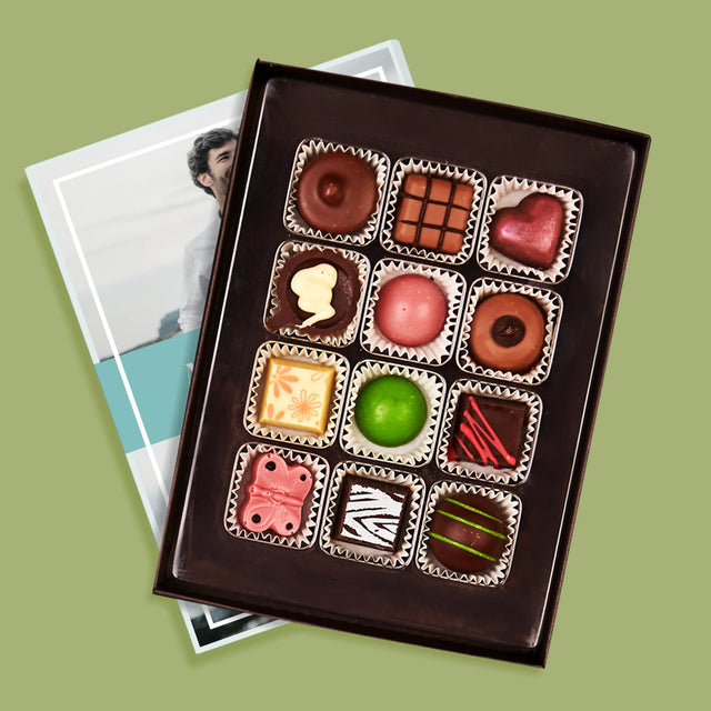 Fotokoláž: Pár Mená - Pralinky