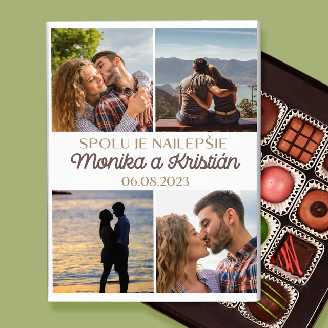 Fotokoláž: Spolu Nám Je Najlepšie - Pralinky