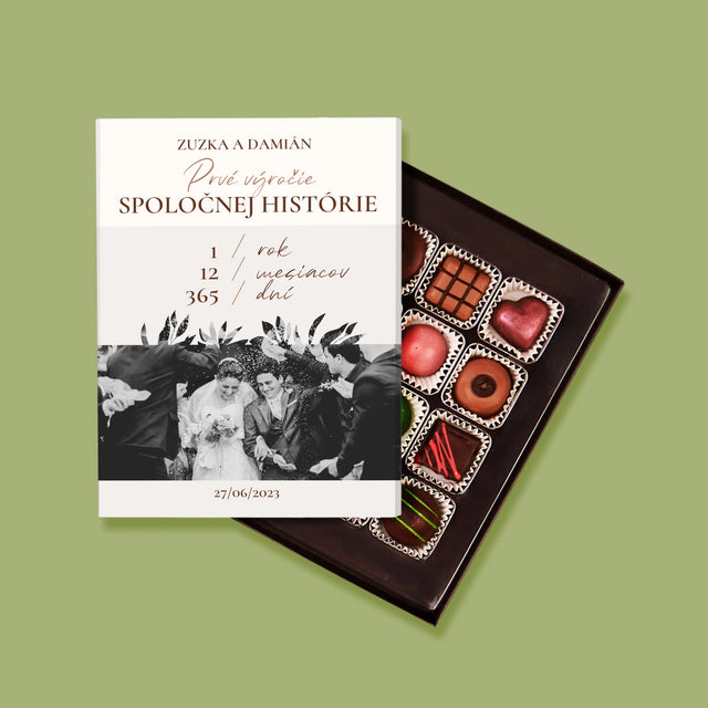 Fotografia A Podpis: Prvé Výročie - Pralinky