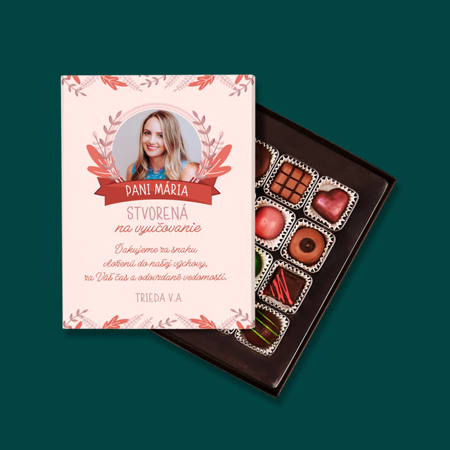 Fotografia A Podpis: Stvorená Na Vyučovanie - Pralinky
