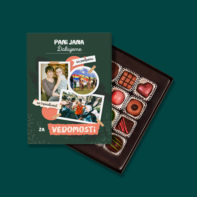 Fotokoláž: Ďakujeme Za Vedomosti - Pralinky