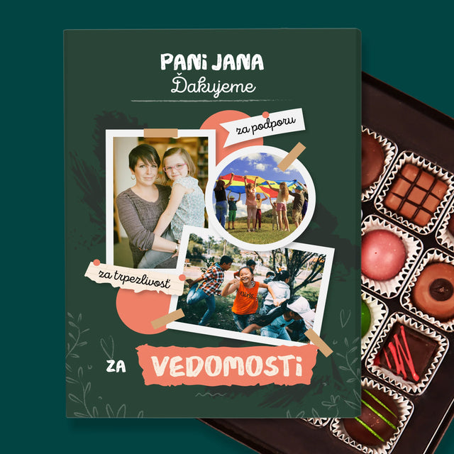 Fotokoláž: Ďakujeme Za Vedomosti - Pralinky