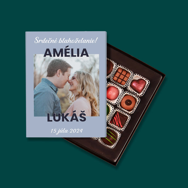 Fotografia A Podpis: Svadobné Blahoželanie - Pralinky