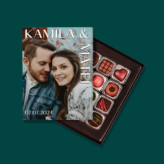 Fotografia A Podpis: Mená Svadba - Pralinky