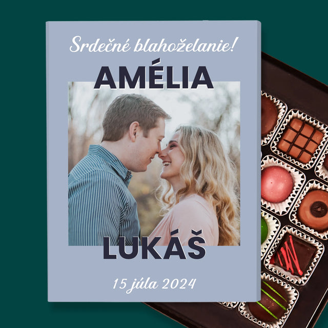 Fotografia A Podpis: Svadobné Blahoželanie - Pralinky