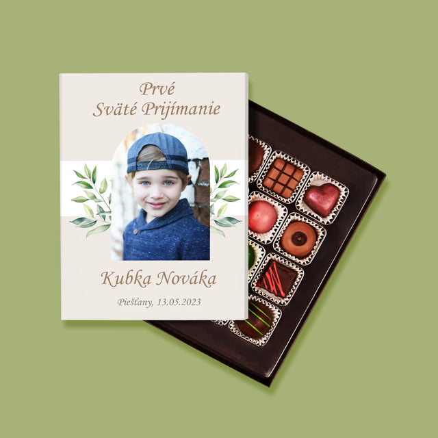 Fotografia A Podpis: Prvé Sväté Prijímanie Venovanie - Pralinky