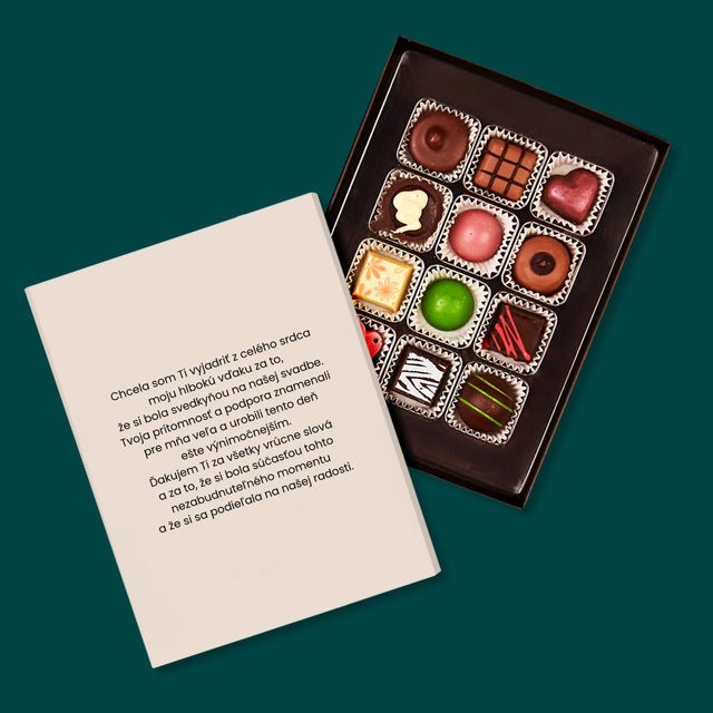 Fotokoláž: Ďakujem Koláž Z Fotiek Pre Svedkyňu - Pralinky
