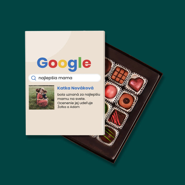 Fotografia A Podpis: Najlepšia Mama Výsledok Google - Pralinky