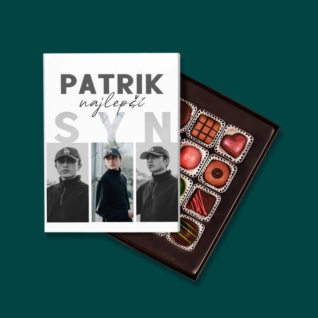 Fotokoláž: Najlepší Syn - Pralinky