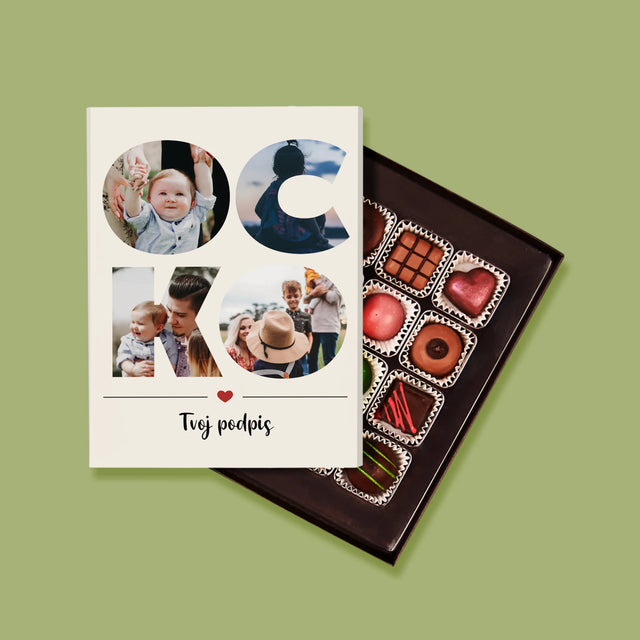 Slovo Z Fotografií: Ocko Z Tvojich Fotografií - Pralinky