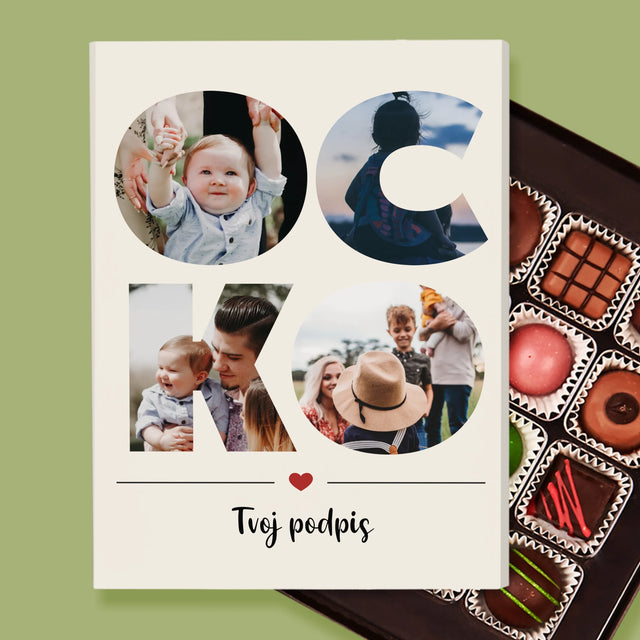 Slovo Z Fotografií: Ocko Z Tvojich Fotografií - Pralinky