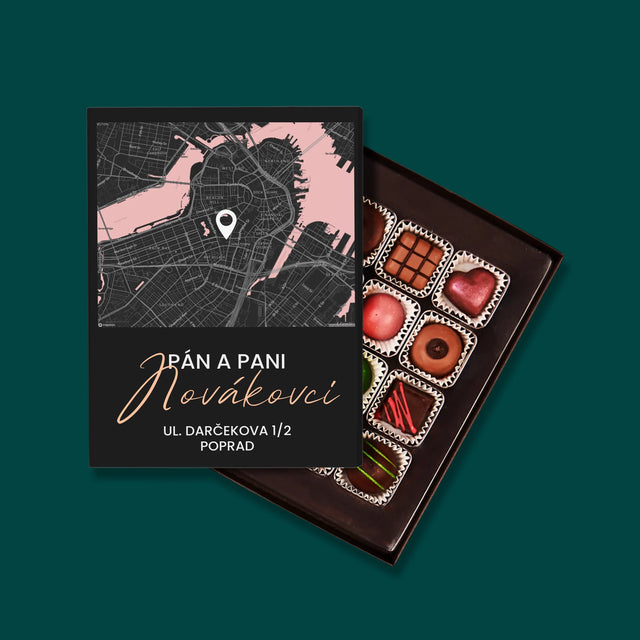 Mapa Mesta: Mapa Mesta: Pán A Pani - Pralinky