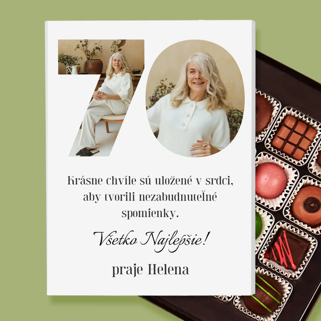 Slovo Z Fotografií: 70. Narodeniny - Pralinky