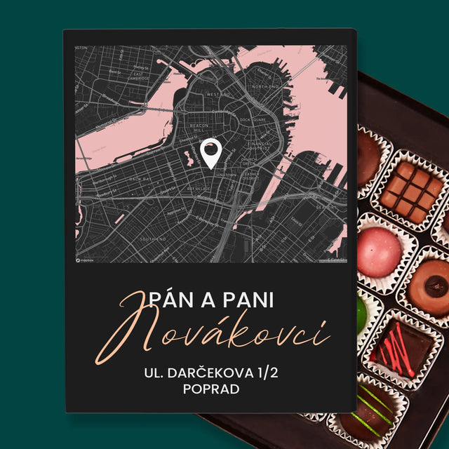 Mapa Mesta: Mapa Mesta: Pán A Pani - Pralinky