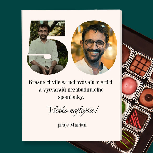 Slovo Z Fotografií: 50. Narodeniny - Pralinky