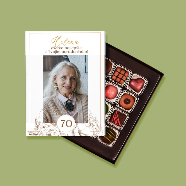 Fotografia A Podpis: 70. Narodeniny Pivonky - Pralinky