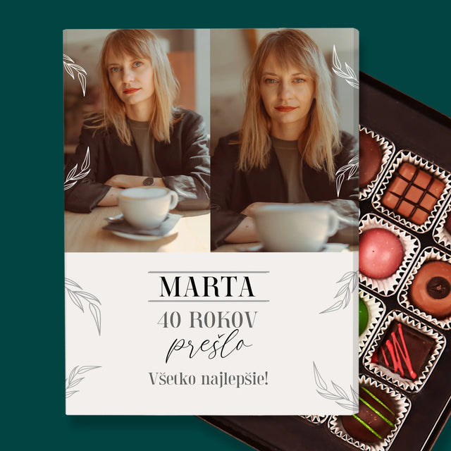 Fotokoláž: Prešlo 40 Rokov - Pralinky