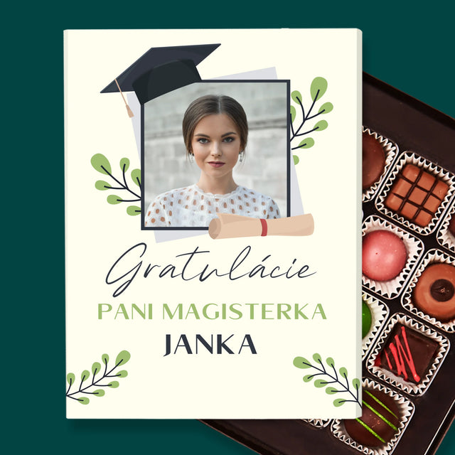 Fotografia A Podpis: Gratulácie Magisterka - Pralinky