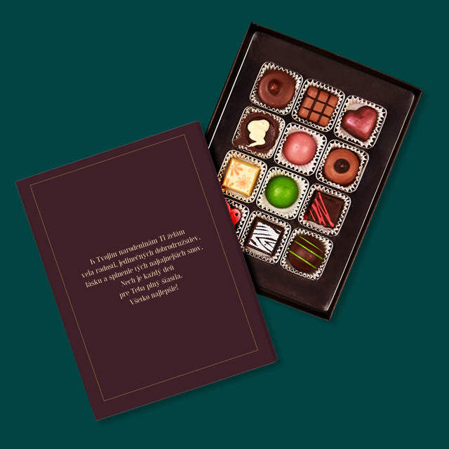 Fotokoláž: 60. Narodeniny - Pralinky