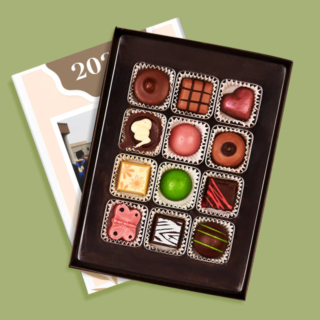 Fotokoláž: Pani Magisterka - Pralinky